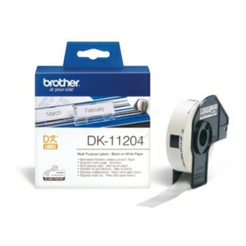 Brother Etiketter vit (DK11204)