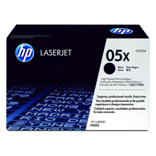 HP Toner svart (CE505X / 05X) (hög kapacitet)