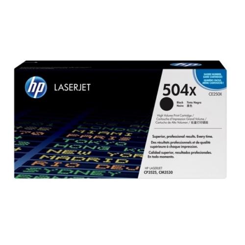 HP Toner svart (CE250X / 504X) (hög kapacitet)