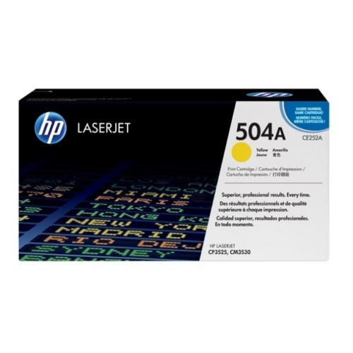 HP Toner gul (CE252A / 504A)