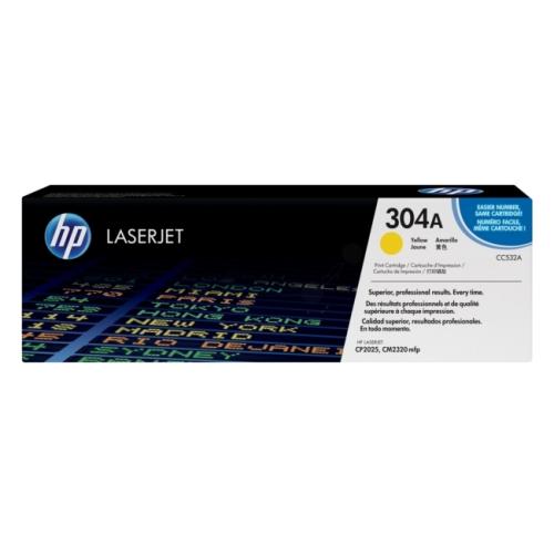 HP Toner gul (CC532A / 304A)