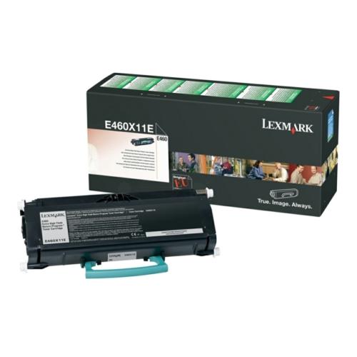 Lexmark Toner svart (E460X11E / 0E460X11E) (Return, hög kapacitet)