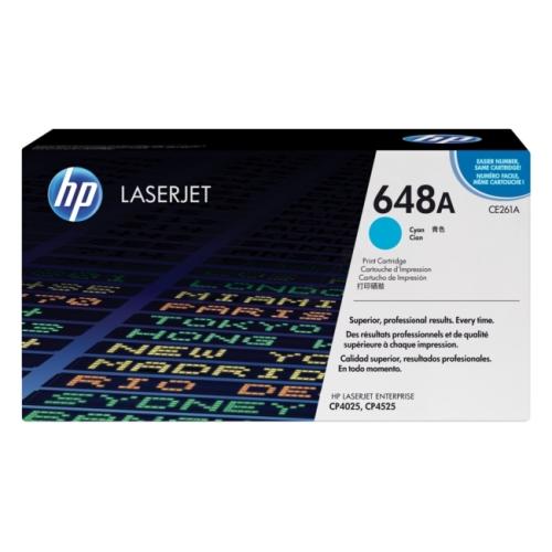 HP Toner cyan (CE261A / 648A)