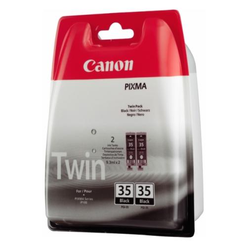 Canon Bläckpatron svart (1509B012 / PGI35BK) (Tvåpack)