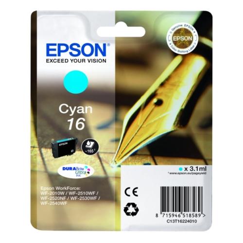 Epson Bläckpatron cyan (C13T16224010 / 16)