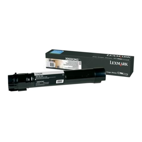 Lexmark Toner svart (X950X2KG / 0X950X2KG) (hög kapacitet)