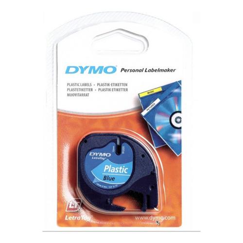 Dymo LetraTag märkband blå (91205 / S0721650), 12mm