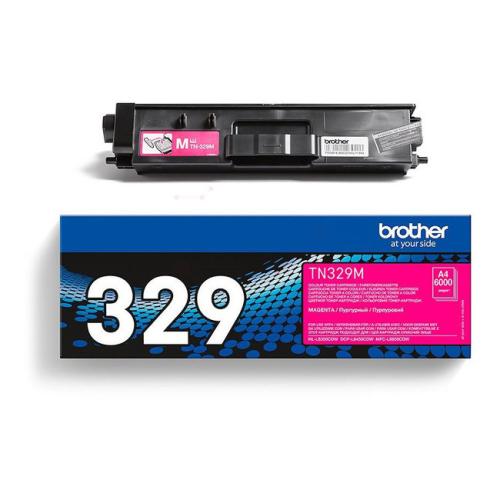 Brother Toner magenta (TN329M) (hög kapacitet)