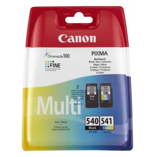 Canon Bläckpatron svart / färg (5225B006 / PG540+CL541) (Tvåpack, multipack)