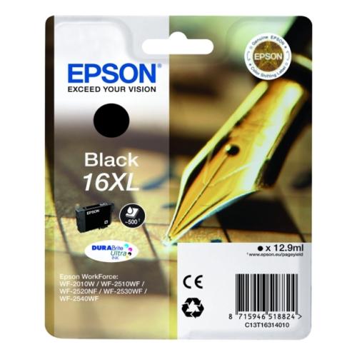 Epson Bläckpatron svart (C13T16314010 / 16XL) (hög kapacitet)