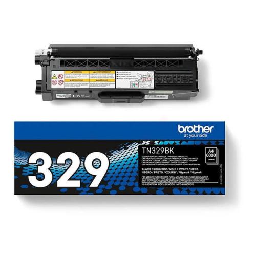 Brother Toner svart (TN329BK /) (hög kapacitet)