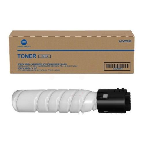 Konica Minolta Toner svart (A3VW050 / TN118) (Tvåpack)