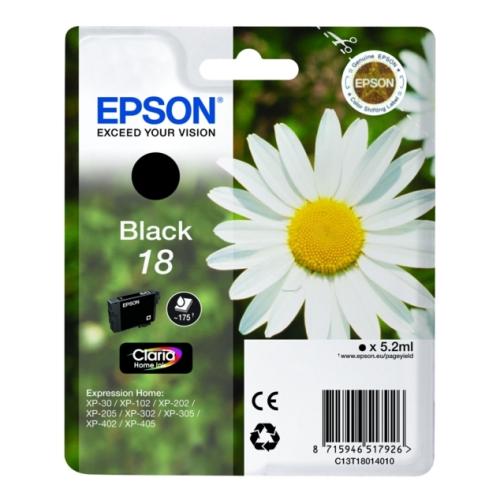 Epson Bläckpatron svart (C13T18014012 / 18)