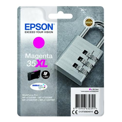 Epson Bläckpatron magenta (C13T35934010 / 35XL) (hög kapacitet)