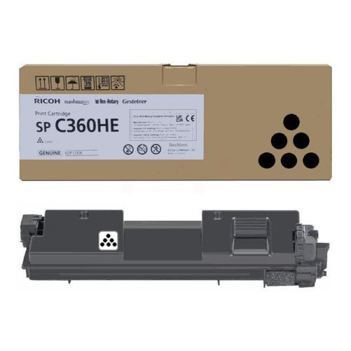 Ricoh Toner svart (408184 / SPC360HE) (hög kapacitet)