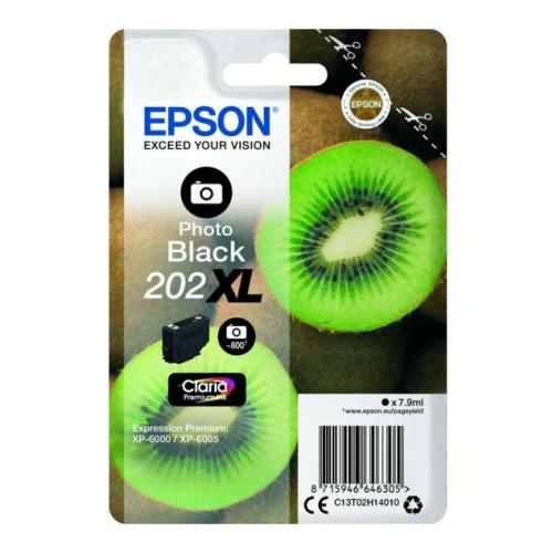 Epson Bläckpatron svart foto (C13T02H14010 / 202XL) (hög kapacitet)