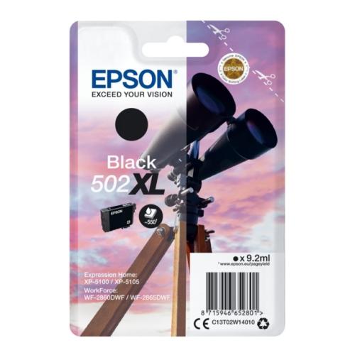 Epson Bläckpatron svart (C13T02W14010 / 502XL) (hög kapacitet)