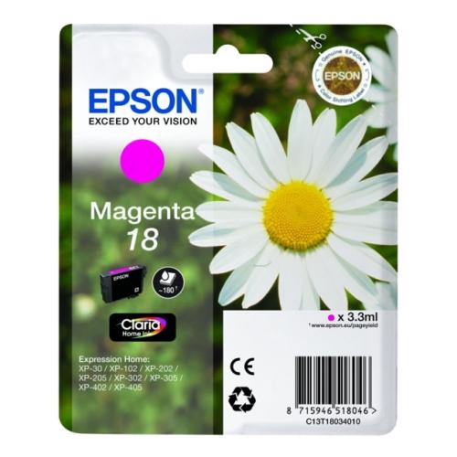 Epson Bläckpatron magenta (C13T18034012 / 18)