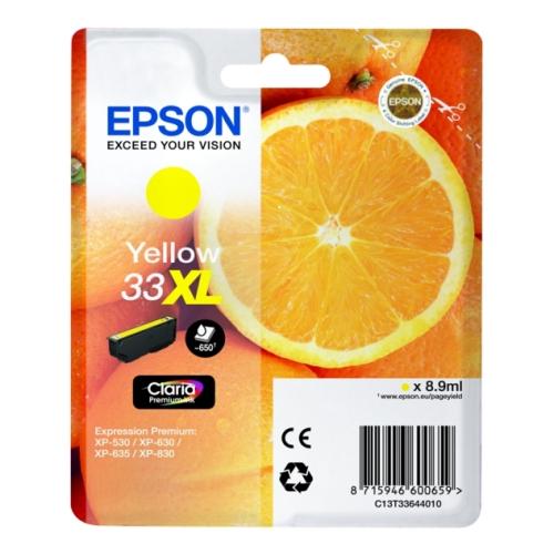 Epson Bläckpatron gul (C13T33644012 / 33XL) (hög kapacitet)