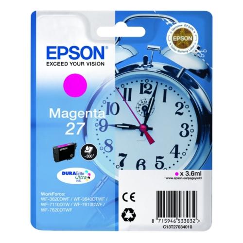 Epson Bläckpatron magenta (C13T27034012 / 27)