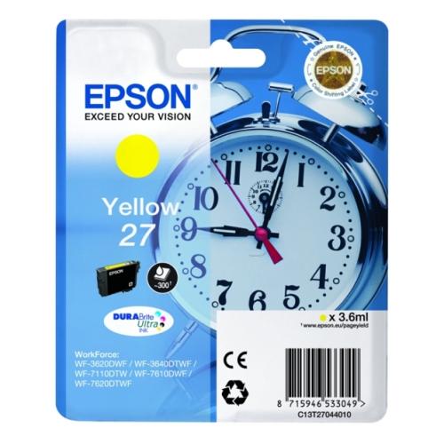 Epson Bläckpatron gul (C13T27044012 / 27)