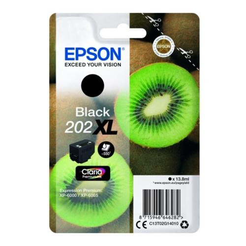 Epson Bläckpatron svart (C13T02G14010 / 202XL) (hög kapacitet)