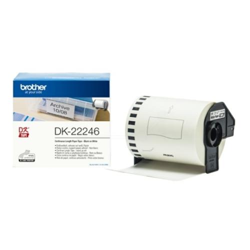 Brother Etiketter vit (DK22246 /), 103mm