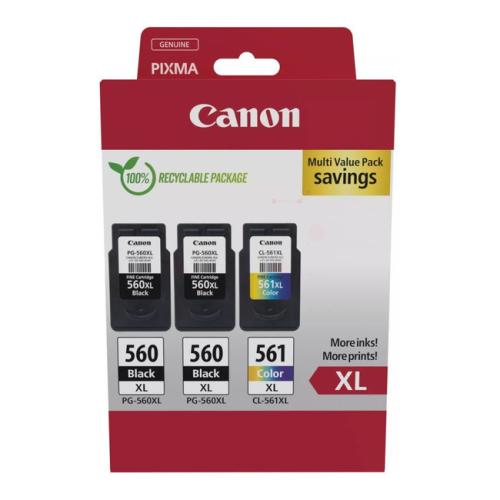 Canon Bläckpatron svart / färg (3712C009 / PG560XL+CL561XL) (multipack)