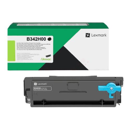 Lexmark Toner svart (B342H00 / 0B342H00) (Return, hög kapacitet)