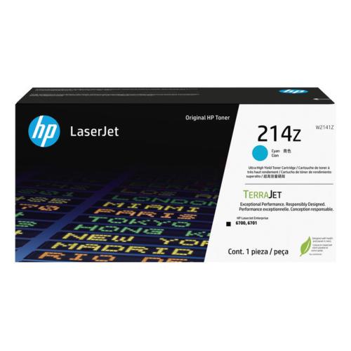 HP Toner cyan (W2141Z / 217Z) (hög kapacitet)