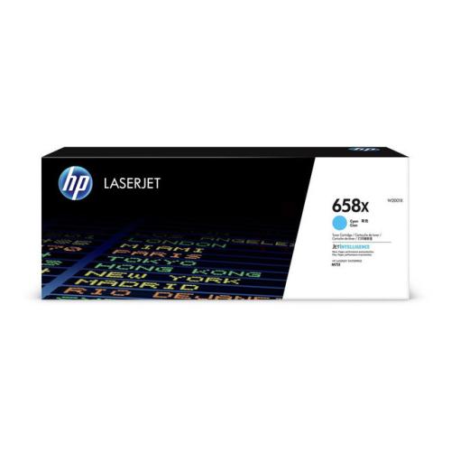 HP Toner cyan (W2001X / 658X) (hög kapacitet)