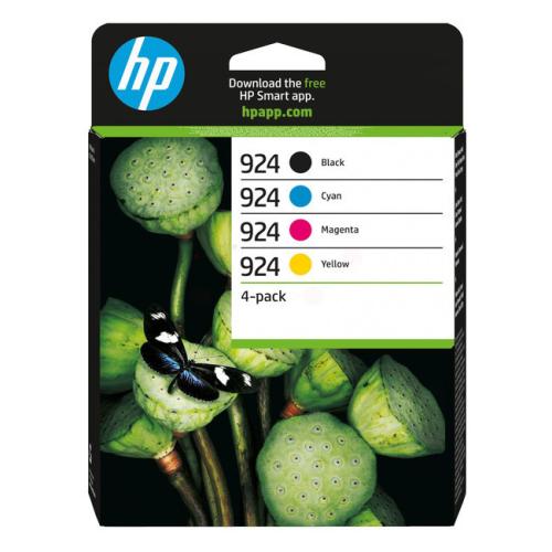 HP Bläckpatron svart / cyan / magenta / gul (6C3Z1NE / 924) (multipack)