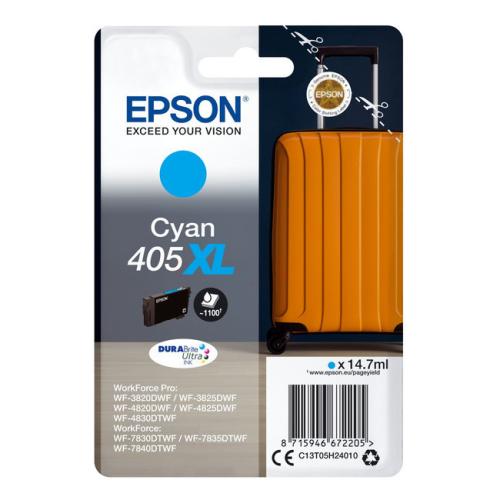 Epson Bläckpatron cyan (C13T05H24010 / 405XL) (hög kapacitet)