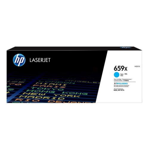 HP Toner cyan (W2011X / 659X) (hög kapacitet)