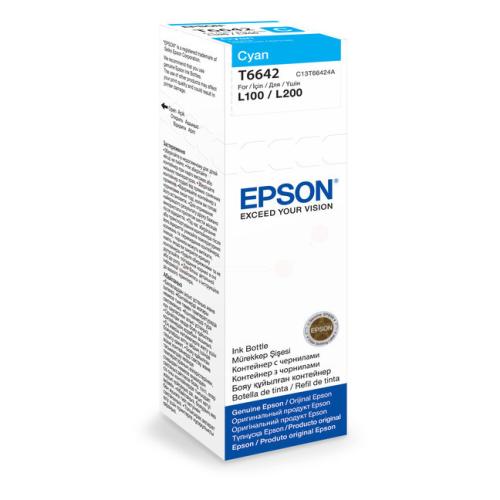 Epson Bläckpatron cyan (C13T66424A / T6642)