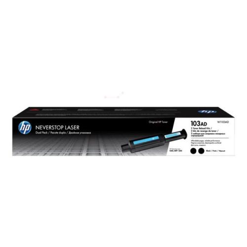 HP Toner svart (W1103AD / 103A) (Tvåpack)