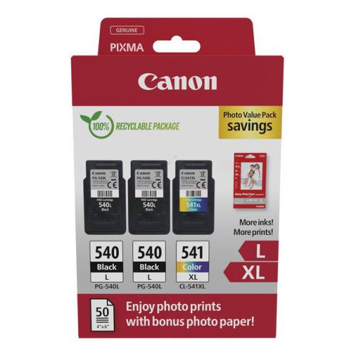 Canon Bläckpatron svart / färg (5224B015 / PG540L+CL541XL) (multipack)