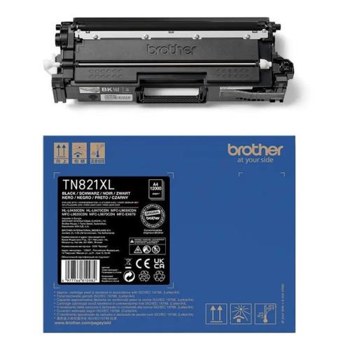 Brother Toner svart (TN821XLBK /)