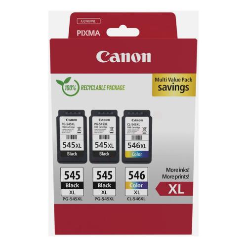 Canon Bläckpatron svart / färg (8286B013 / PG545XL+CL546XL) (multipack, hög kapacitet)