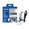 Brother Etiketter vit (DK22211 /), 29mm