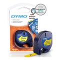 Dymo LetraTag märkband gul (91202 / S0721620), 12mm