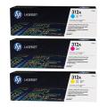 HP Toner cyan / magenta / gul (CF440AM / 312A) (multipack)