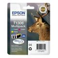 Epson Bläckpatron cyan / magenta / gul (C13T13064012 / T1306) (multipack)