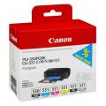 Canon Bläckpatron svart / cyan / magenta / gul / grå (6496B005 / PGI550CLI551) (multipack)