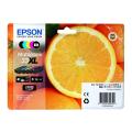 Epson Bläckpatron svart / svart foto / cyan / magenta / gul (C13T33574011 / 33XL) (multipack, hög kapacitet)