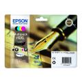 Epson Bläckpatron svart / cyan / magenta / gul (C13T16364012 / 16XL) (multipack, hög kapacitet)