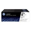 HP Toner svart (CF283AD / 83A) (Tvåpack)