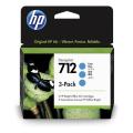 HP Bläckpatron cyan (3ED77A / 712) (multipack)