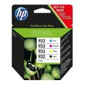 HP Bläckpatron svart / cyan / magenta / gul (6ZC71AE / 932933) (multipack)