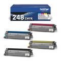 Brother Toner svart / cyan / magenta / gul (TN248CMYK / TN248VAL) (multipack)